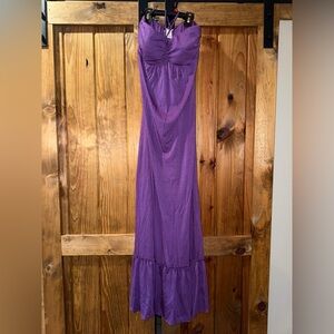 Elegant Purple Maxi Dress